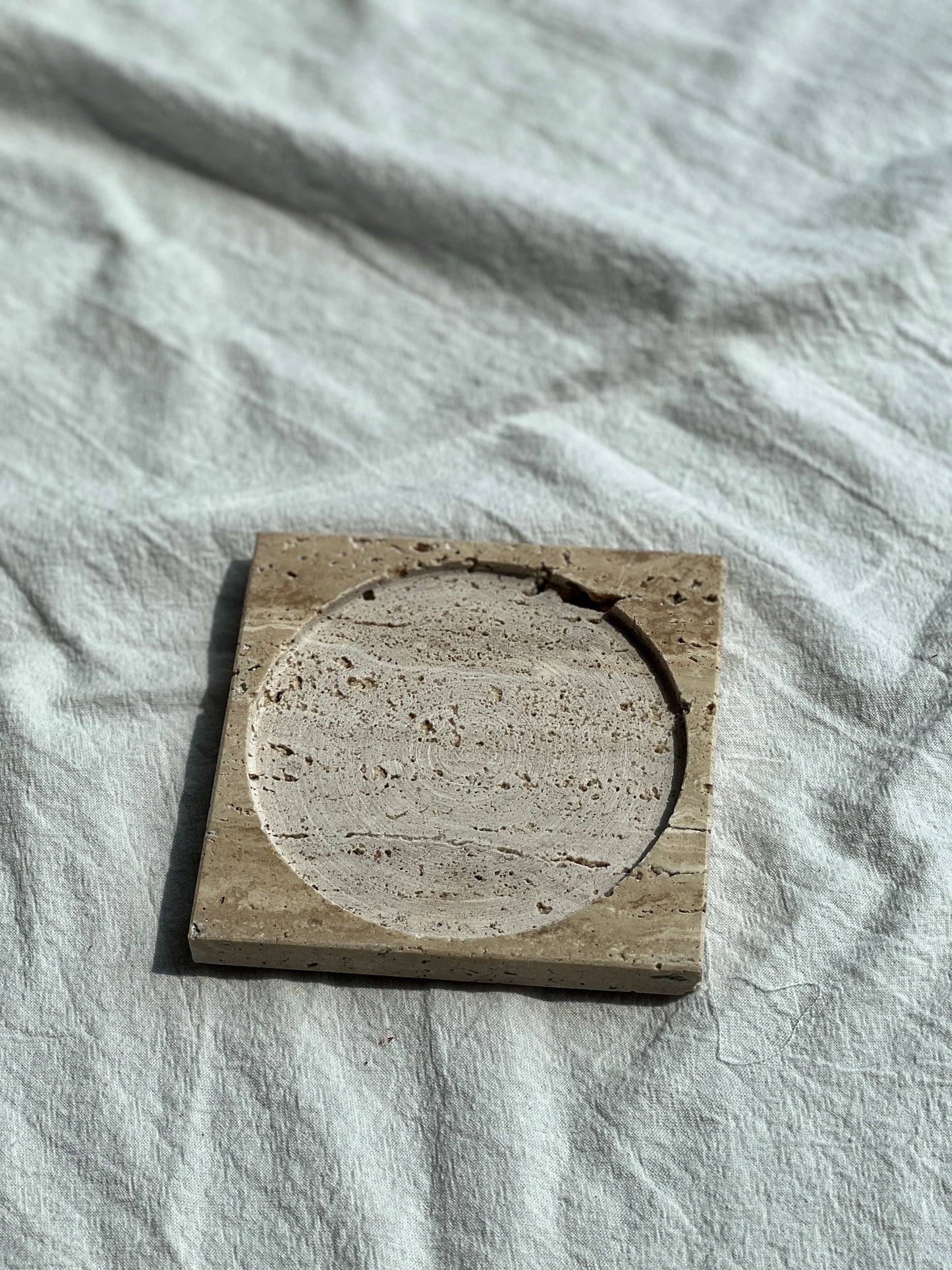 Travertine Coaster